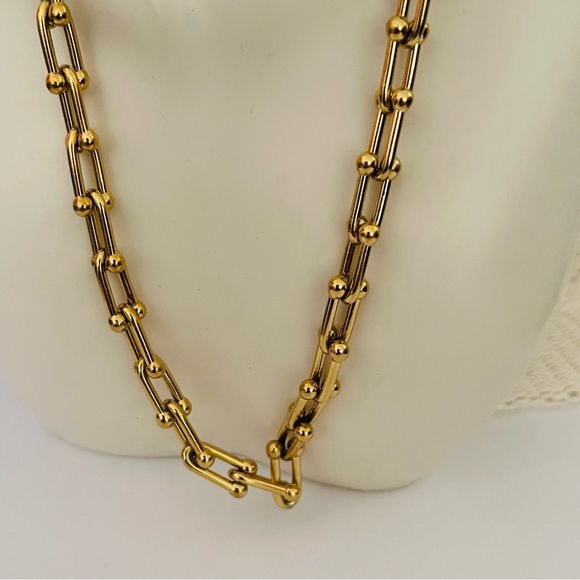 Choker Necklace Waterproof Stainless Steel - Picture 4 of 6